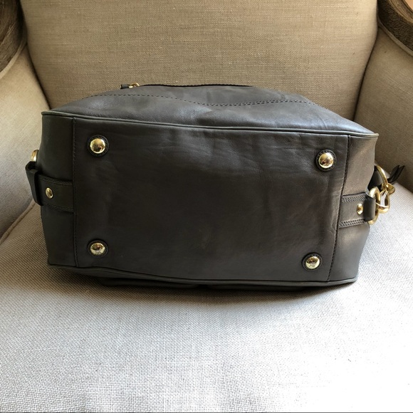 Coach Satchel Hampton Lindsay Rare Grey Pockets - Picture 5 of 11